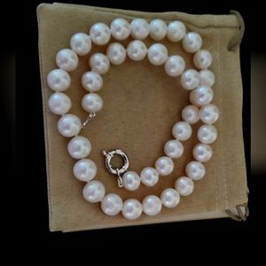 White Cultured Freshwater Pearl Necklace